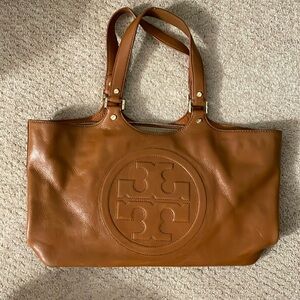 Tory Burch Bombe Leather Tote